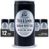 Fitch & Leedes Refreshing Soda Water Mixer for Spirits & Cocktails (12 x 200ml)  Perfect Pairing for Premium Whisky, Tequila, and Vermouth, Essential for Refined Cocktails view 1