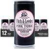 Fitch & Leedes Pink Tonic  12 x 200ml Gin Mixer with Delicate Floral Notes view 1