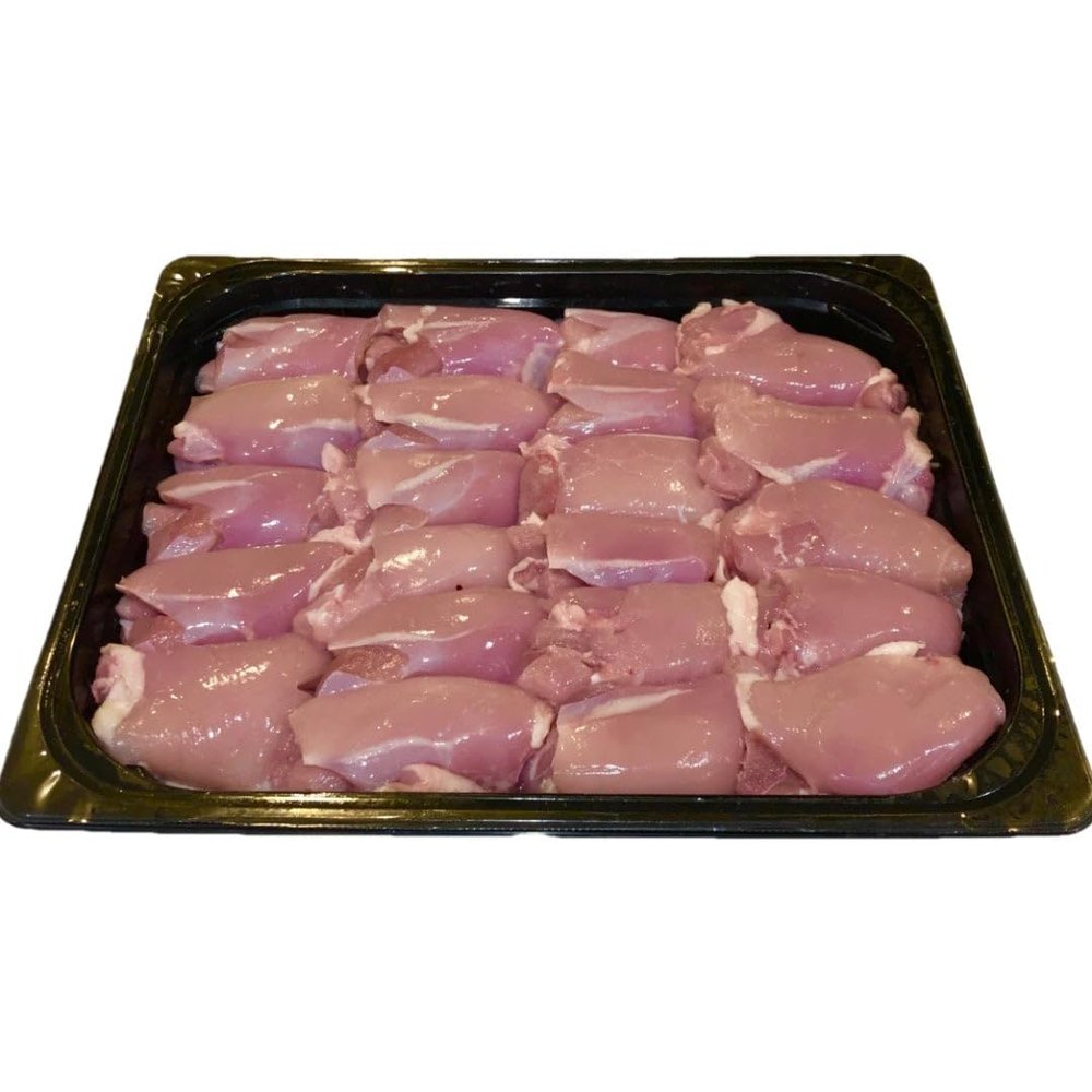 Boneless Skinless Chicken Thighs 50 kg | Premium Fresh Halal Chicken | Bulk Catering Pack | Tender, Juicy & Ready to Cook