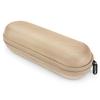 deleyCON Toothbrush Case, Matte Gold, Travel Carrier with Interior Pocket for Electric Toothbrushes, Razors, Combs, Toothpaste, 23.5 x 9 x 6.5 cm, 145 g view 1