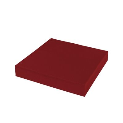 FIVE MOONS Orthopaedic Pressure Relief Memory Foam Seat Pad Cushion for office chairs, cars, wheelchairs and mobility scooters .Waterproof Zipped Cover (Burgundy, 20" x 20" x 2")