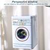 Powdered Detergent Container, Iron Material, Multifunctional Shiny Rounded Corner Washing Powder Container with Lid for Storage view 2