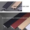 NEZIH 4/5" Floor to Tile Transition Strips, T Molding Trim Threshold Strip Aluminum, 35In Uneven Floor Reducer/D/W20Mm view 3