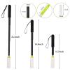 Fanwer Toe Cleaning Brush,Foot Brush with Reusable Drying Covers.Foot Scrubber with Telescopic Aluminum Alloy 12"-24",Long- Handled Toe Lotion Applicator for Seniors,Elderly, Disabled Men and Women view 2