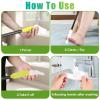 Fanwer Toe Cleaning Brush,Foot Brush with Reusable Drying Covers.Foot Scrubber with Telescopic Aluminum Alloy 12"-24",Long- Handled Toe Lotion Applicator for Seniors,Elderly, Disabled Men and Women view 4