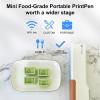 YMAOMAO Food Printer Pen, Handheld Inkjet Print Pen Printer Portable Printer Hand Inket Coffee Bread Biscuit Beer Cake DIY Bread Coffee Fruit Cookies Latter Printing,BrownInkCartridges view 3