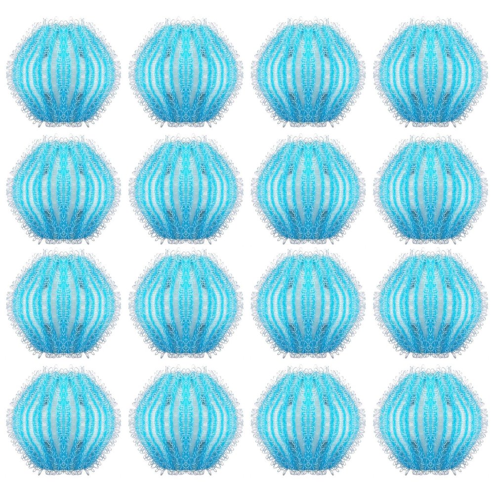 16Pcs Washing Balls,Washing Machine Cleaner Pet Hair Remover Dissolver Washing Machine Hair Catcher for Laundry Washing