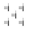 5 Set of Electric Toothbrush 4 Teeth Heads IPX7 Waterproof Automatic Toothbrush Black