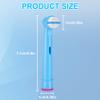 LOPHE Replacement Toothbrush Heads Compatible with Oral B Electric Toothbrush, 8 Heads Child Friendly Kids Electric Toothbrush Heads, Soft Bristle Brush Heads for Kids Teeth Clean Dental Protection view 2