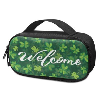 Pzuqiu St. Patrick Lucky Grass Insulin Cooler Travel Case - Diabetic Travel Case Suitable for Insulin People Carrying Temperature Sensitive Diabetes Medicines for Short Trips