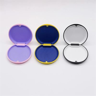 20-Pack Orthodontic Braces Retainer Case Magnetic Orthodontic Retainer Case Denture Case Travel Denture Storage Case with Mirror (Color : Mixed-with Mirror)