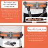 BETAM Gait Belts with Leg Loops,Light And Practical Transfer Belts,Lift Belts,7 Handle Design,Taking Care of The Elderly, Caring Is at Your Fingertips,L view 4