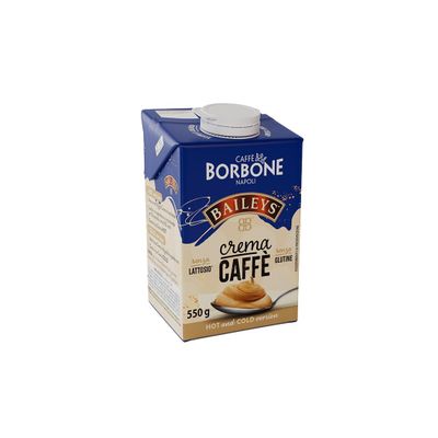 Caff Borbone Baileys Coffee Cream 1 Brick of 550g Shelf-Stable, Gluten-Free Bailey's and Coffee-Flavoured Drink Ready to Enjoy Anytime