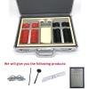 HSRG 104PCS Trial Lens Set, Optometry Optical Instrument with Measuring Glasses Testing Frame, Optical Lens Optometry Rim Case Evidence Box Aluminum Rim Kit view 2