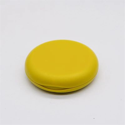20-Pack Orthodontic Braces Retainer Case Magnetic Orthodontic Retainer Case Denture Case Travel Denture Storage Case with Mirror (Color : Yellow-with Mirror)