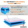 WANANFU Capsule Filling Machine for Size 4 Empty Capsules Vegetarian or Gelatin, Detailed Instructions and Spoon Included view 2