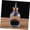 PRETYZOOM Bitters Bottle 90ml Glass Cocktail Bottle with Oak Stopper for Party Mixology and Flavor Enhancement view 4