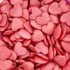A Pinch Of - Red Shimmer Love Hearts - Cake Topper Sprinkles - 25g Edible Shimmer Cupcake Decorations - Birthdays, Weddings & Romantic Celebrations view 1