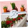 BESPORTBLE 1pair Adjustable Flower Pot Hanger Bracket Anchors for Balcony Garden Home Decoration Wall Planter Hook for Displaying Plants and Flowers view 2
