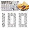Wax Paper Sheets for Food | Sandwich Wrapping Paper Grease Proof - Non-Stick Food Basket Liners for, Picnic, Festival, BBQ Bellv view 1