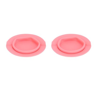 Wax Heater Liner, Silicone 2 Pieces Professional Soft Replacement Wax Warmer Pot for Home Hair Removal (Pink)