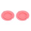Wax Heater Liner, Silicone 2 Pieces Professional Soft Replacement Wax Warmer Pot for Home Hair Removal (Pink) view 2
