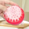XIZONLIN Scalp Massager Shampoo Brush Exfoliating Hair Washing Brush Scrubber Scalp Brush with Soft Silicone Bristles for Head Massage and Deep Cleanse Red view 3