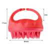 XIZONLIN Scalp Massager Shampoo Brush Exfoliating Hair Washing Brush Scrubber Scalp Brush with Soft Silicone Bristles for Head Massage and Deep Cleanse Red view 4