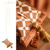 TRoki Soft Velvet Car Tissue Box: Stylish Handkerchief Dispenser with Charming Tassel for Home, Travel, and More (Color: C) view 4