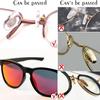 20 Pairs Eyeglass Nose Pads,D-Shape Soft Foam Self-Adhesive Nose Pads,Anti-Slip Sponge Glasses Nose Pads,Soft Foam D Shape Anti Slip Nose Pads,Anti Slip Nose Pads for Sunglasses, Glasses (Black) view 4