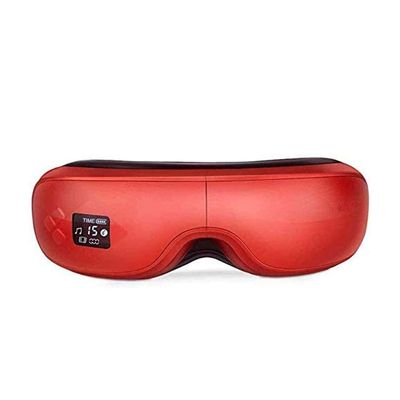 LEONYS Eye-Massager-with-Heat-Vibration, 180 Foldable, Electric Portable Shiatsu Massager for Dry Eyes Eyestrain Headaches Fatigue Relief Therapy Great Gift Idea