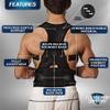Male Female Adjustable Magnetic Posture Corrector Corset Back Brace Back Belt Lumbar Support Straight Corrector Tools view 3