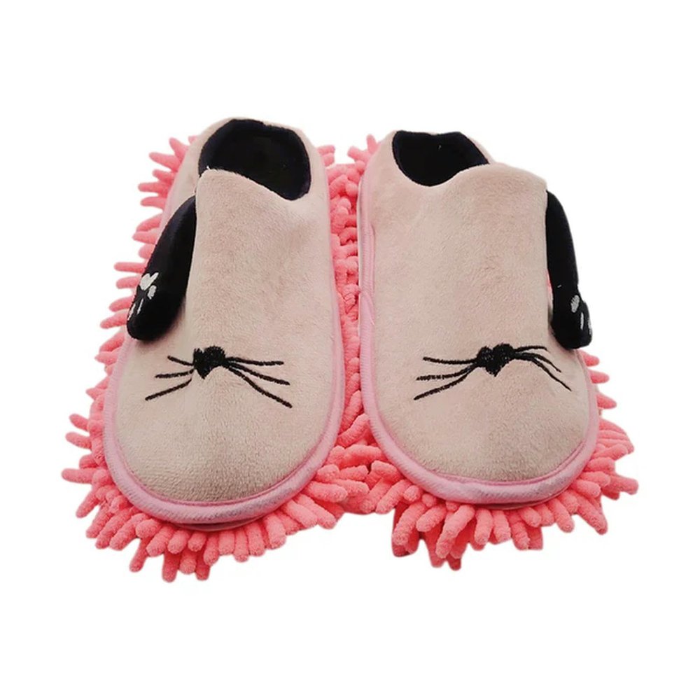 MdybF Slippers Dust Mop Slippers Women Men Comfortable Reusable House Dusting Slippers Dust Floor Cleaning Mop House Shoes For Office-B-27Cm-As Describe