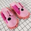 MdybF Slippers Dust Mop Slippers Women Men Comfortable Reusable House Dusting Slippers Dust Floor Cleaning Mop House Shoes For Office-A-Pink-As Describe view 3