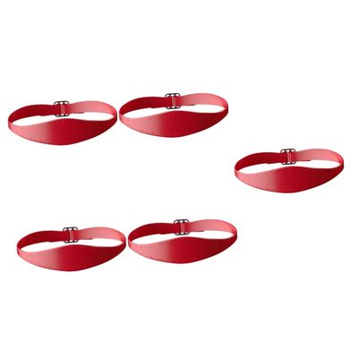 Housoutil 5pcs Adjustable Neckline Shaving Template Fade Guide for Men Silicone Hair Cutting Trimming Guide Hair Fade for Men