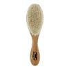 Angoily Dense Wool Brush Curved Handle for Household and Barber Shop for Cleaning Cut Hair and Residue Natural Design Compatible Softener Shampoo and Beard Oils view 1