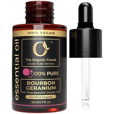 100% Plant Based Geranium Essential Oil for Skin, Difuser & Aromatherapy | Cruelty-Free & Vegan Friendly | 100% Pure and Organic Geranium Oil for Skin Care & Hair Care