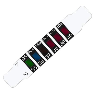 Body-Plus Forehead Head Strip Thermometer Strips, Adhesive and Reusable Strips, Non Invasive Medical Touch Thermometer for Adults and Children