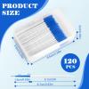 Interdental Brushes, Dual-Use Interdental Brushes, Silicone Tooth Floss Picks Dental Picks Interdental Brush Toothpick Dental Brushes Teeth Brush Picks for Braces Oral Cleaning (120) view 2