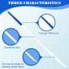 Interdental Brushes, Dual-Use Interdental Brushes, Silicone Tooth Floss Picks Dental Picks Interdental Brush Toothpick Dental Brushes Teeth Brush Picks for Braces Oral Cleaning (120) view 3