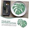 Gatuida 2bags Palm Leaf Paper Napkins Napkins for Weddings Parties Dinners Events Stylish Table Decor Unique Design for Special Occasions and Daily Use view 4