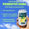 Living Things Prebiotic Soda - Gut Health & Low Calorie Drink - 12 x 330ml Cans - High in Fibre - Lemon & Ginger view 3