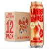 Living Things Prebiotic Soda - Gut Health & Low Calorie Drink - 12 x 330ml Cans - High in Fibre - Peach & Blood Orange view 1