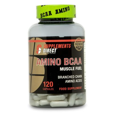 Supplements Direct - Amino BCAA Capsules - 1000mg - 120 Capsules - Amino Energy - BCAA Tablet - Boosts Muscle Growth, Recovery & Repair - Muscle Fuel - Workout Supplements - BCAA Amino Acids