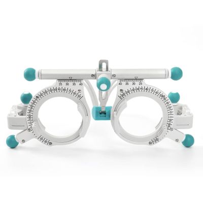 HSRG Adjustable Trial Lens Frame, Professional Optometry Optician Trial Lens Adjustable Trial Frame, 50g Ultralight Optometry Test Lens Titanium Optical Test Eyepiece