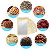 400 Pack 4 Size Bags with Clear Window,Scratch Resistant Hand Holographic Packaging Pouch,Resealable Bag for Small Bussiness Cookies Jewelry Candy Sample (Gold, 2.43.9,3x4.7,47,5.57.9 inch) view 3