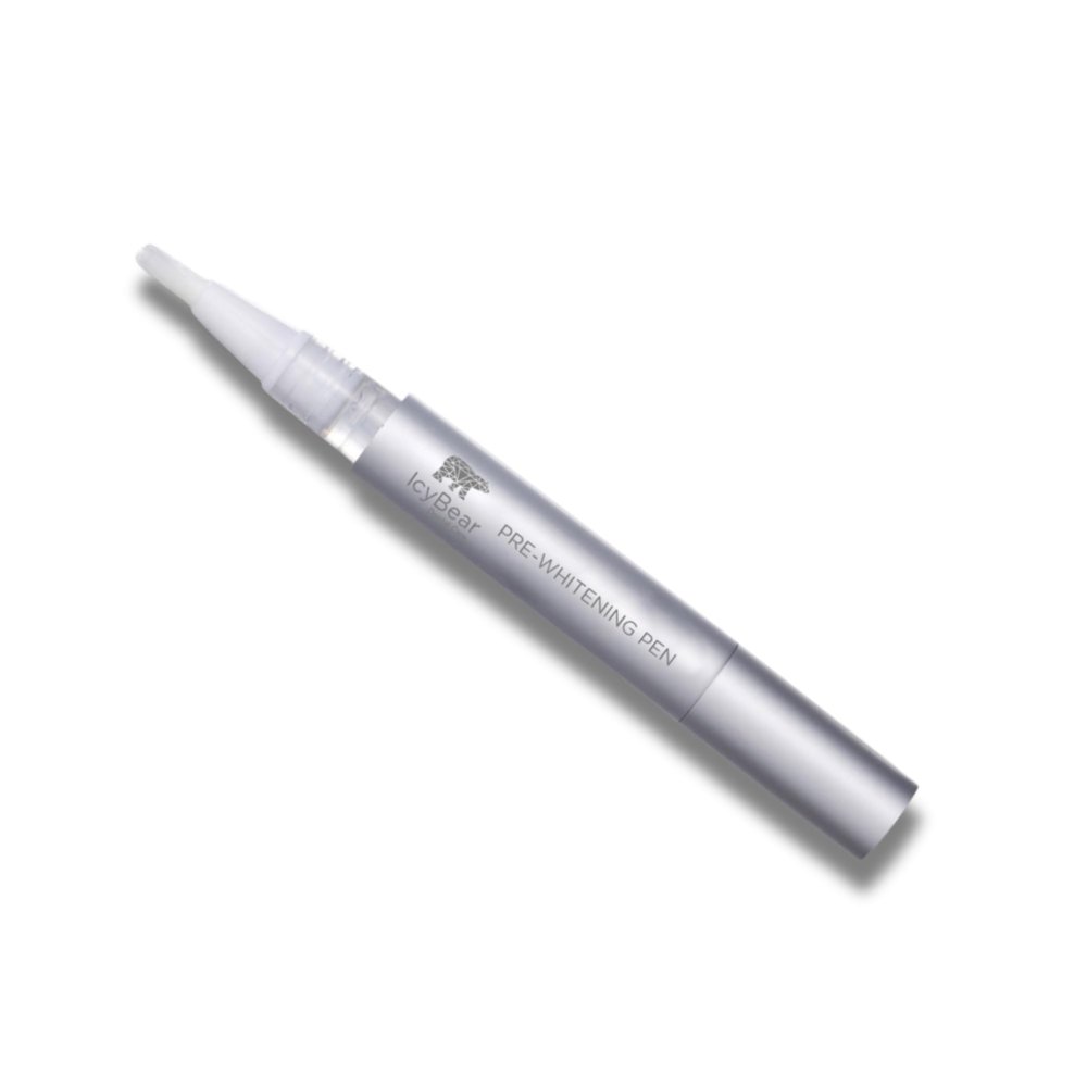 ICY Bear Teeth Whitening Pen for Dental Preparation - White Gel Pen Stain Remover Prepares Teeth for Treatments - Tooth Pens for Home Use