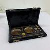 Antique Old Traditional Goldsmith Weight Justice showpiece Weighing Scale Balance With Black Valvet Box view 2