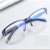 PARWANA HD Anti Blue Light Computer Readers Clear Vision Reading Glasses Flat Light Mirror Rectangle Presbyopic Glasses (Color : Blue, Size : +150) view 1
