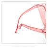 PARWANA Cat-Eye Blue Light Blocking Reading Glasses Eyeglasses Women Designer Computer Readers Clear Vision Flat Light Mirror (Color : C3, Size : +150) view 4